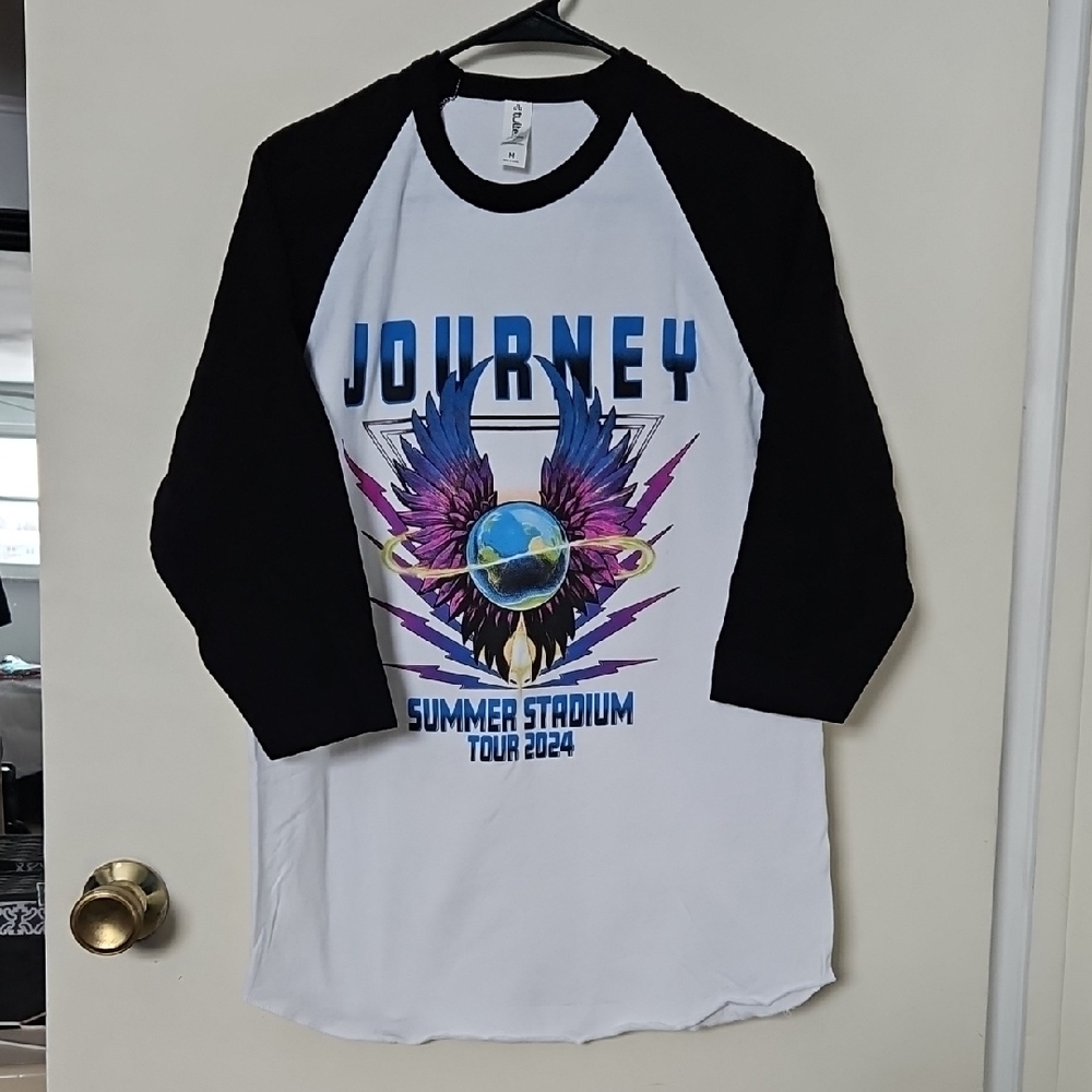 Journey Summer Stadium Tour 2024 Raglan Tee